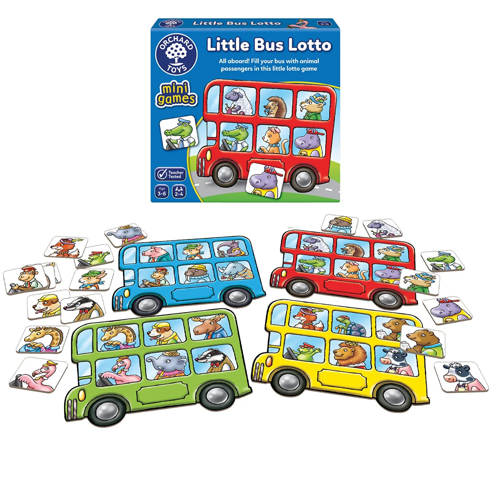 Orchard Toys Mini Games - Little Bus Lotto - Image 2