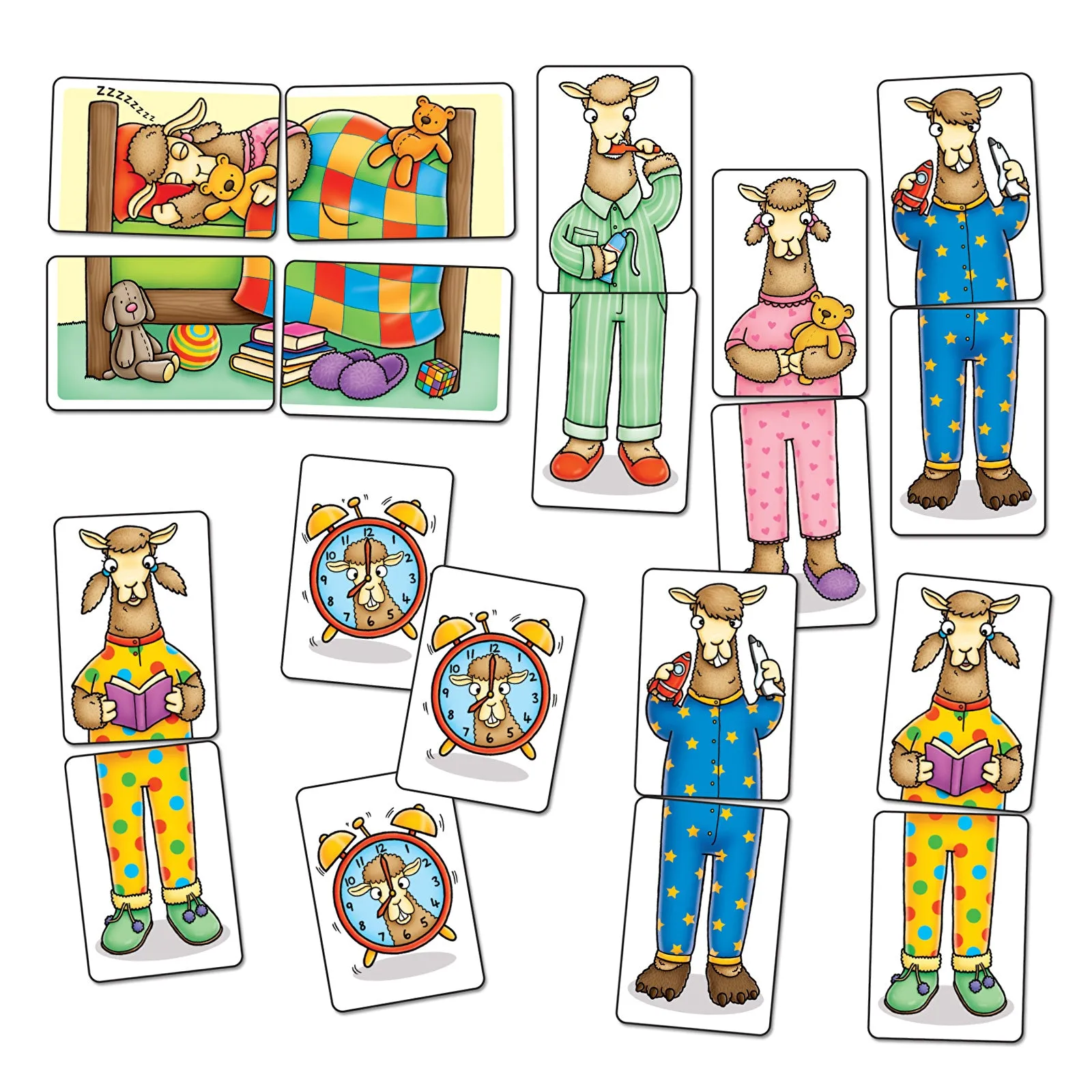 Orchard Toys Mini Games - Llamas In Pyjamas - Image 3