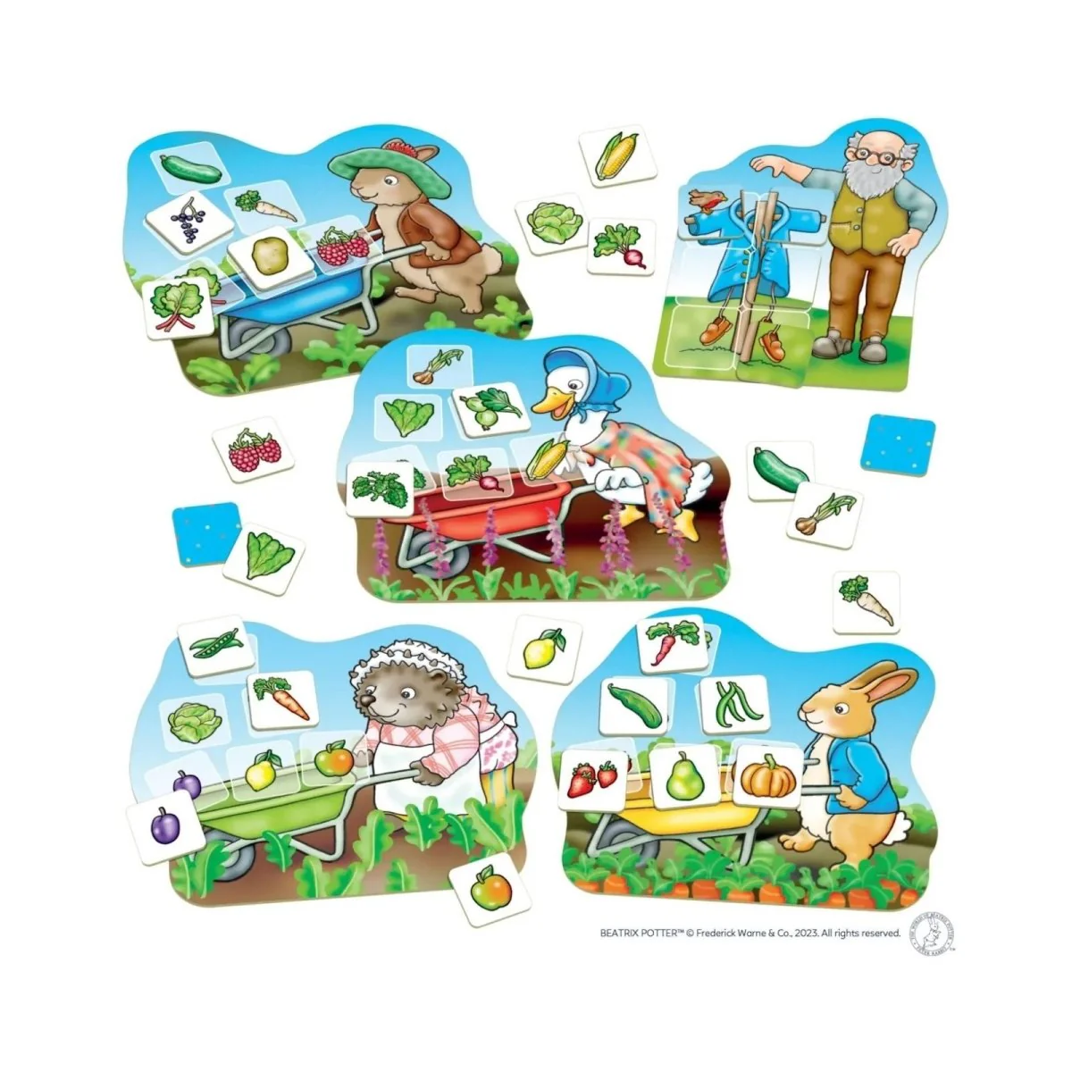 Orchard Toys Peter Rabbit Veg Patch Lotto - Image 2