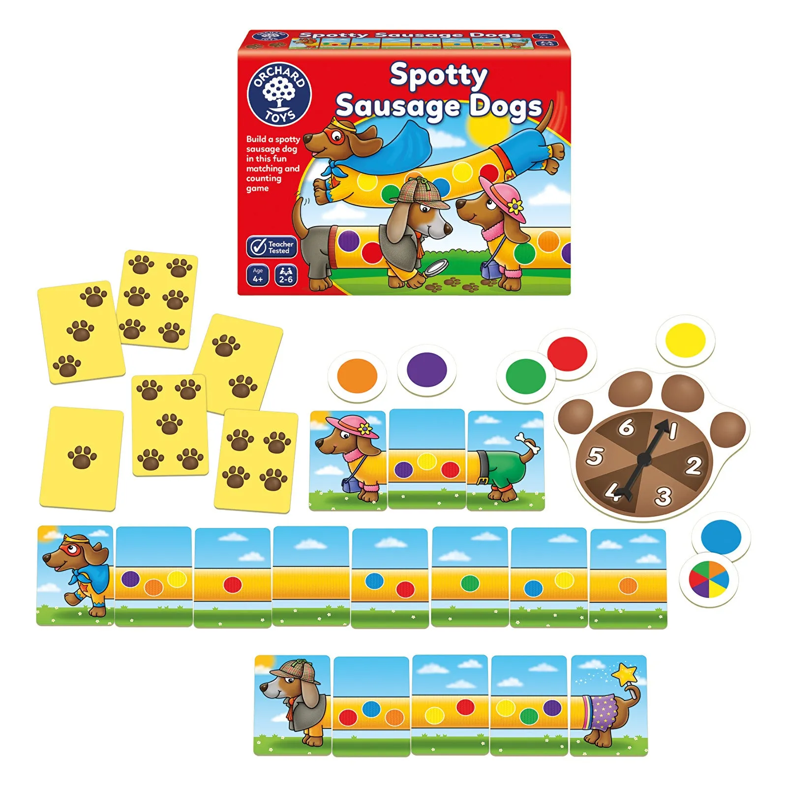 Orchard Toys Spotty Sausage Dogs - Image 2