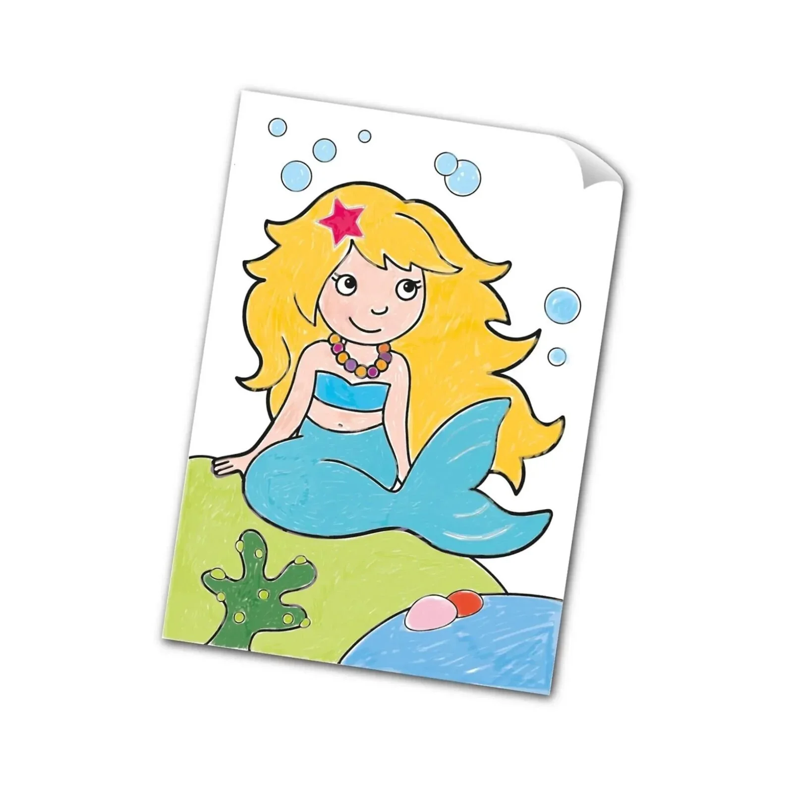 Orchard Toys Unicorns Mermaids & More Colouring Book - Image 4
