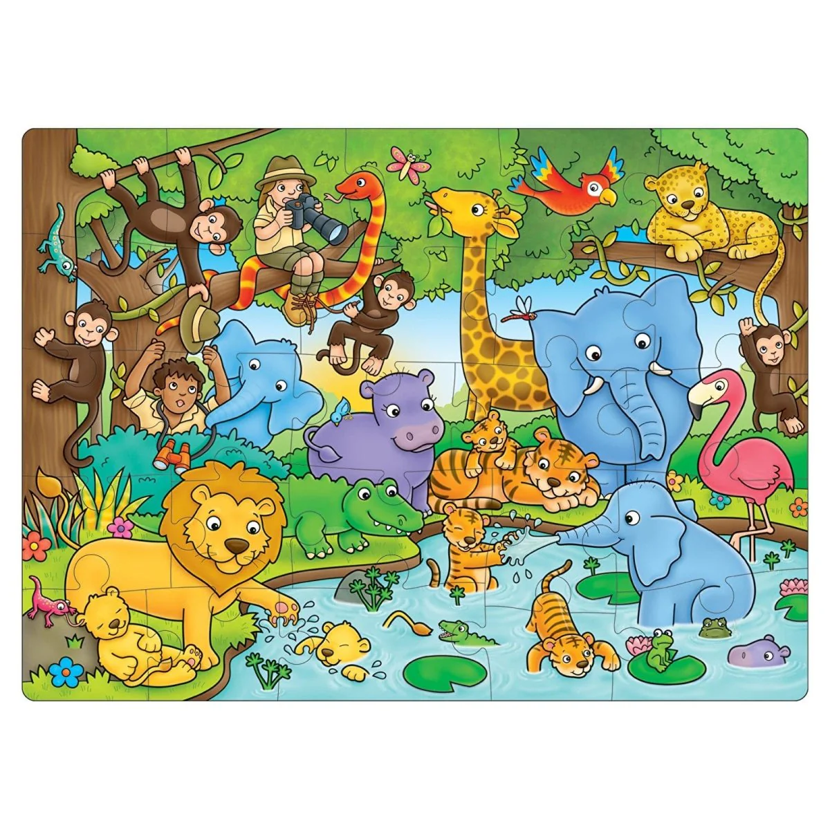 Orchard Toys Who's In The Jungle? Jigsaw Puzzle - Image 2