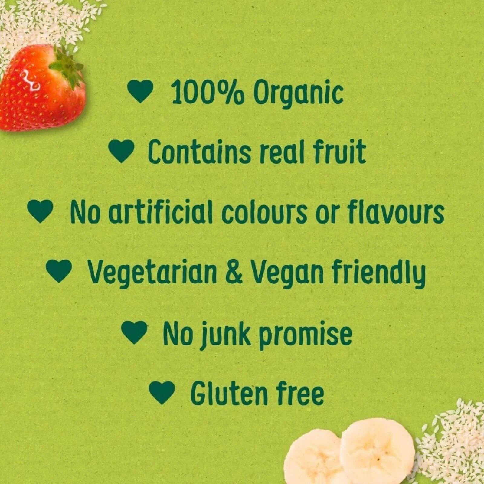 Organix Strawberry & Banana Porridge 6+ months 120g - Image 4