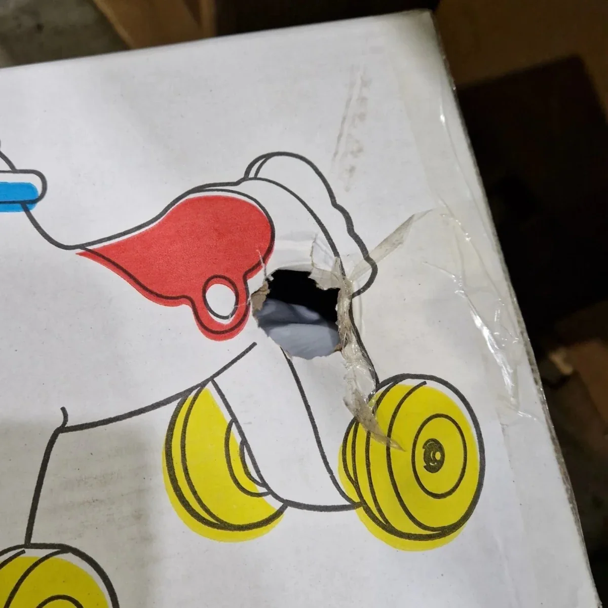 Outlet - Dolu Rocking Horse with Wheels Big Box - Multicolour - Image 2