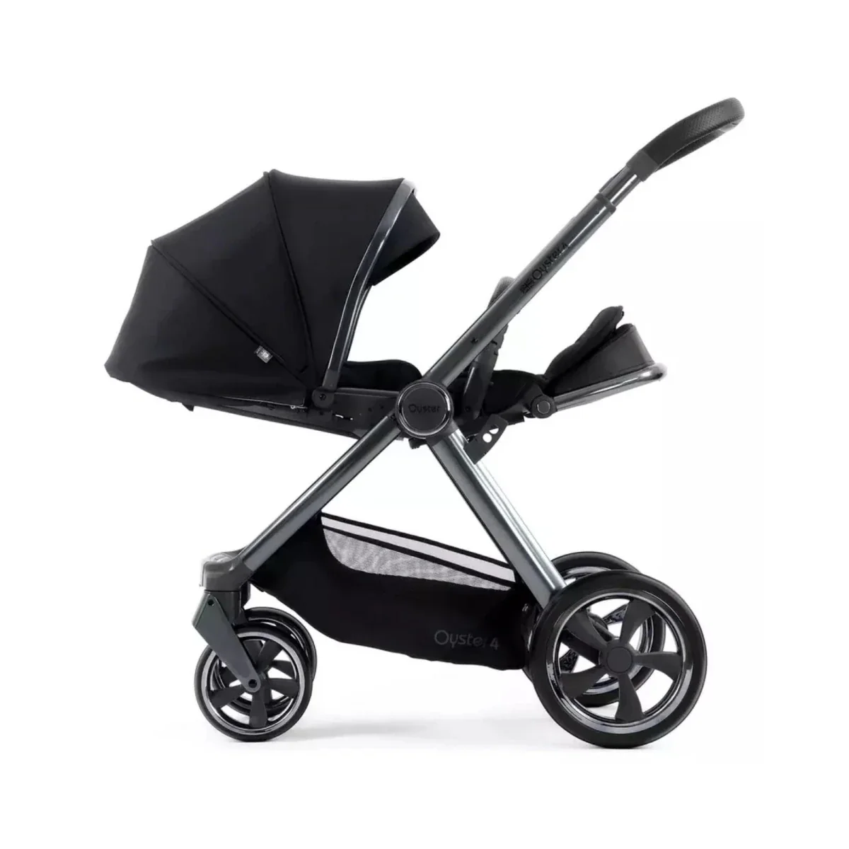 Oyster 4 Single Stroller - Carbonite - Image 3