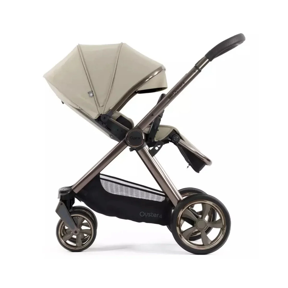 Oyster 4 Single Stroller - Buttermilk - Image 2