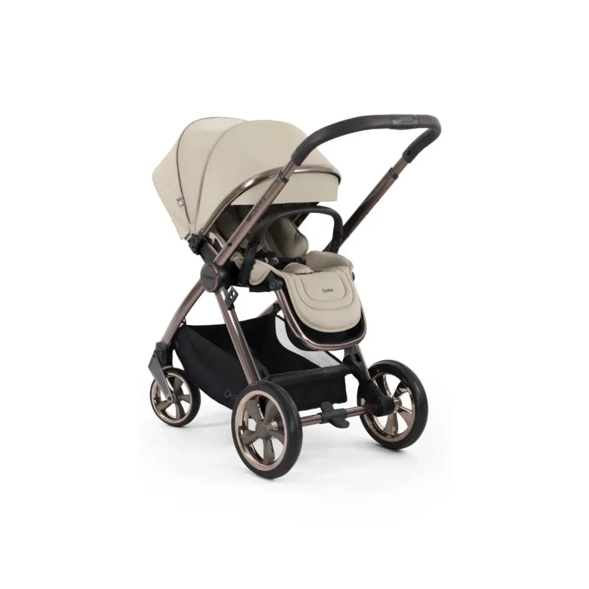 Oyster 4 Single Stroller - Buttermilk - Image 5