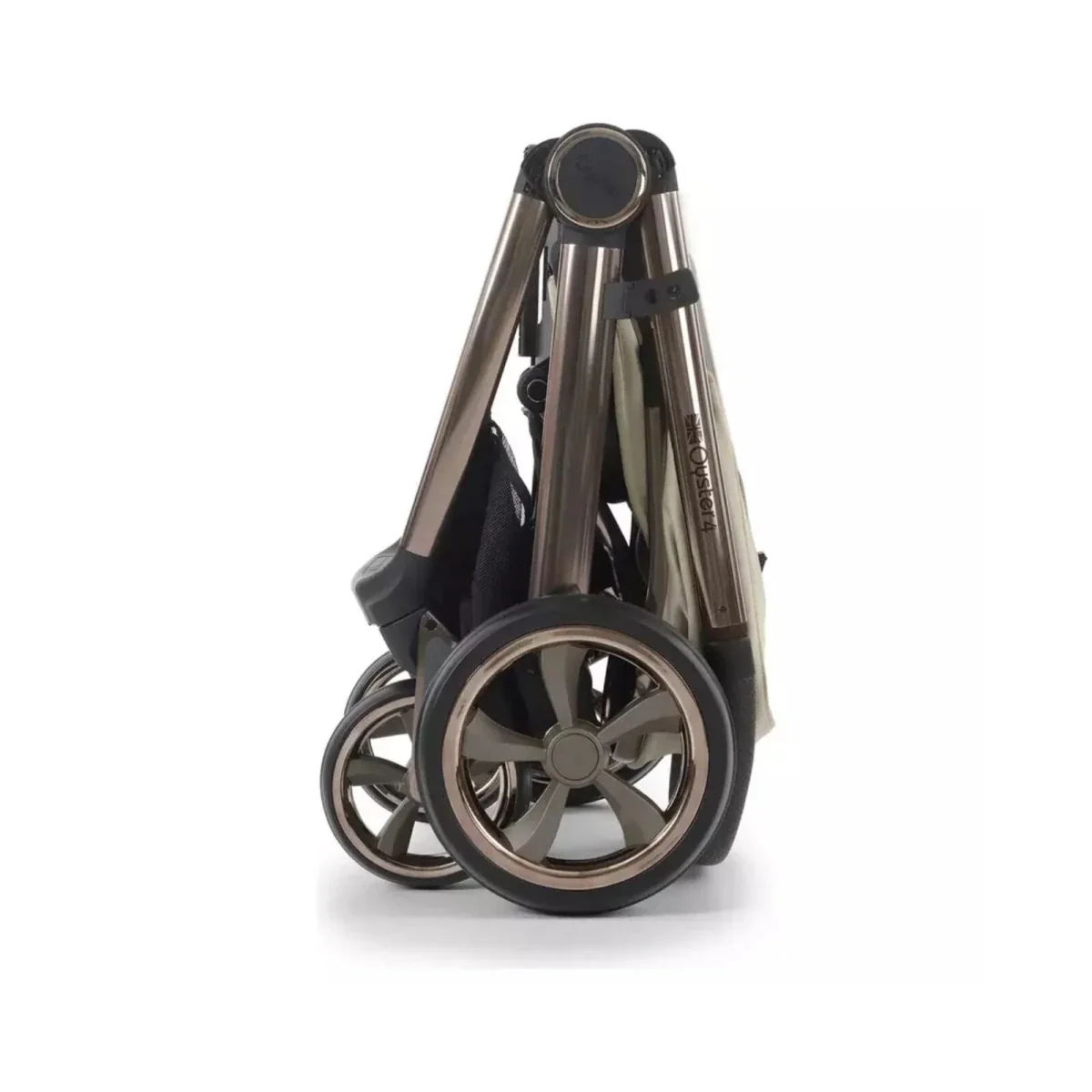 Oyster 4 Single Stroller - Buttermilk - Image 7