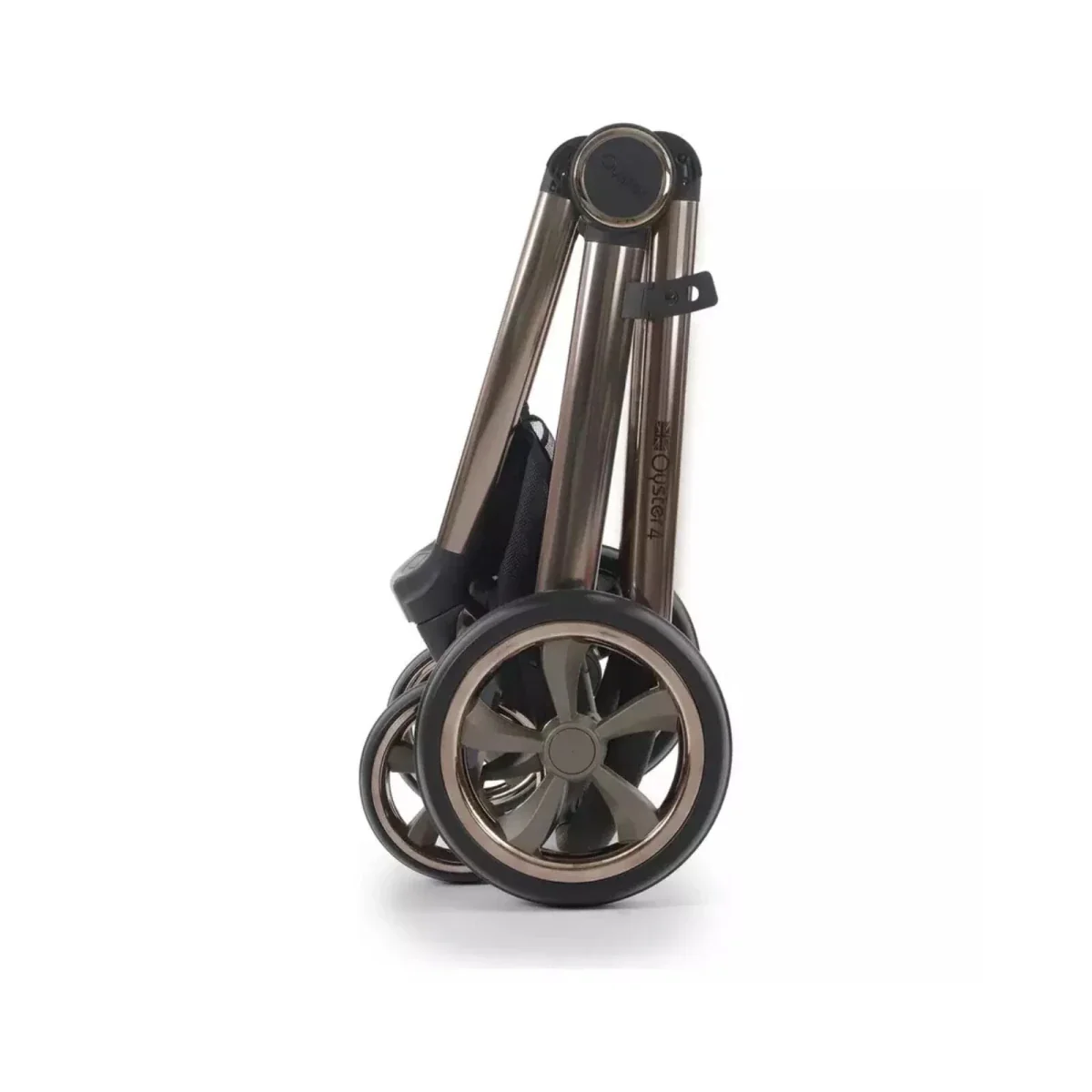 Oyster 4 Single Stroller - Buttermilk - Image 8