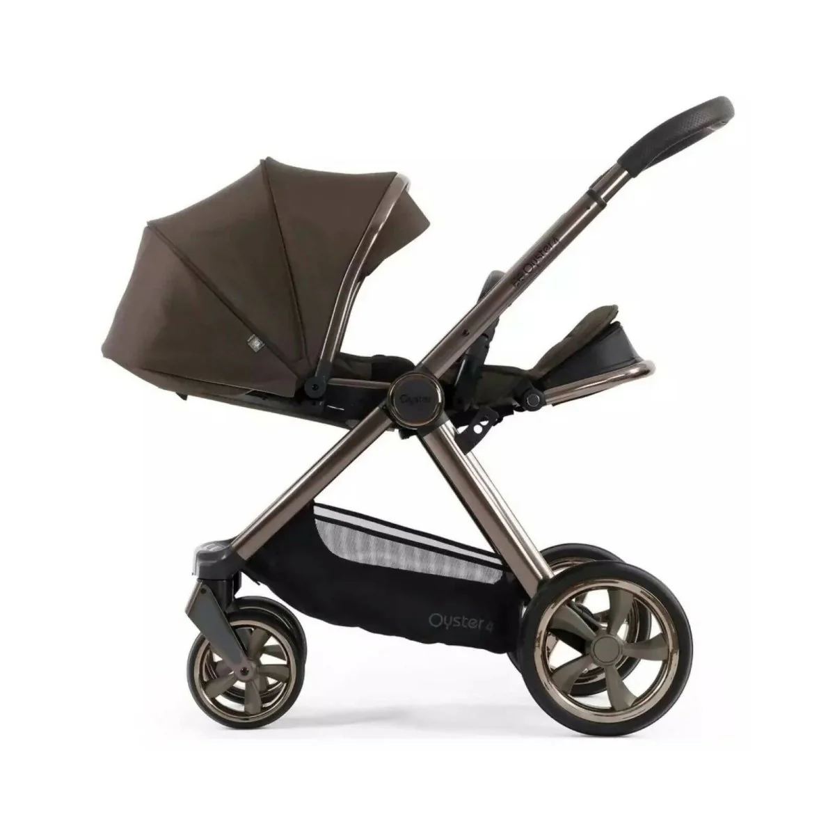 Oyster 4 Single Stroller - Chocolate Velvet - Image 2