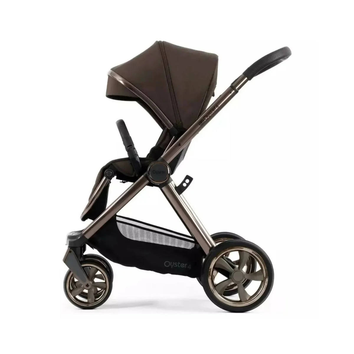 Oyster 4 Single Stroller - Chocolate Velvet - Image 3