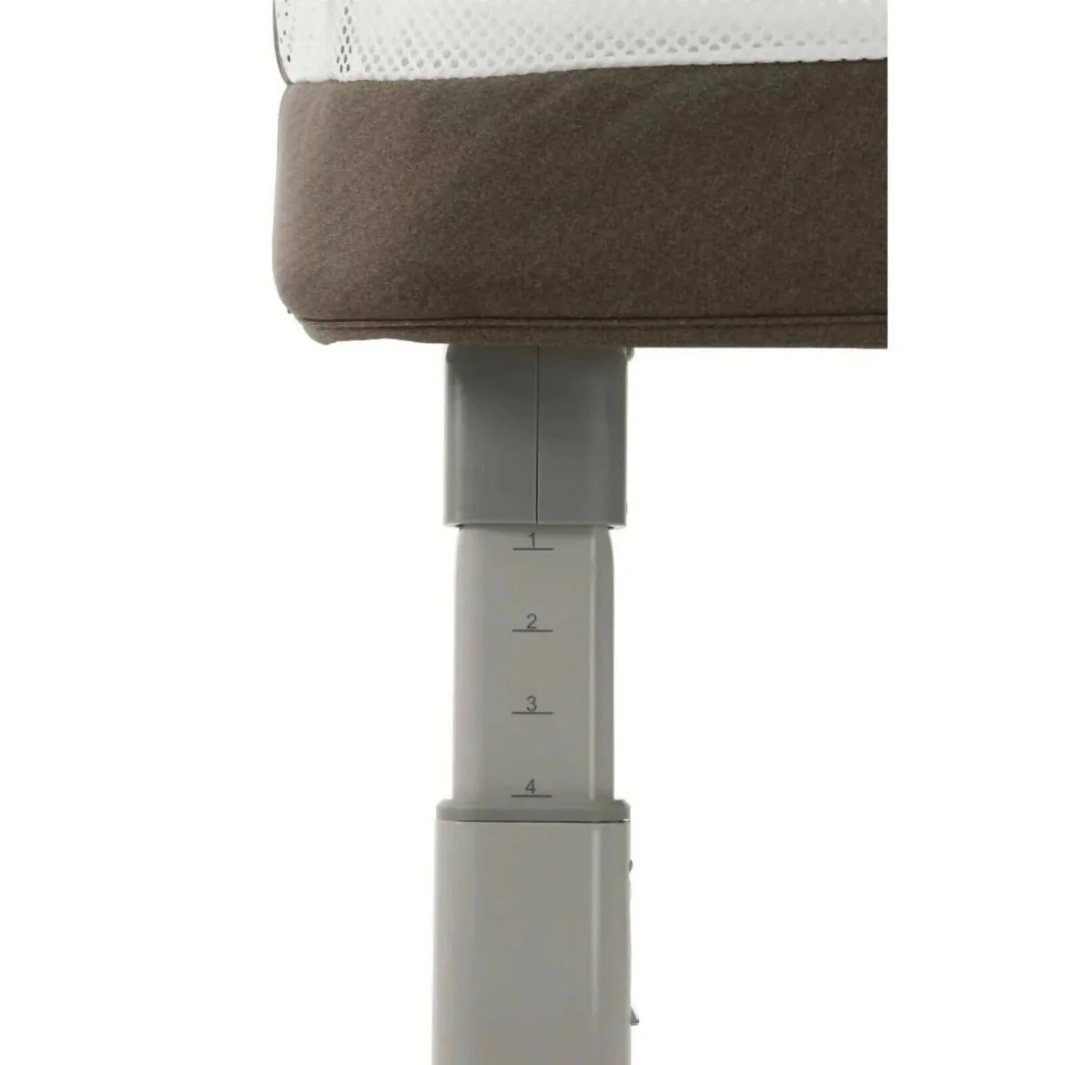 Oyster Wiggle Crib Co-Sleeper - Mink - Image 5