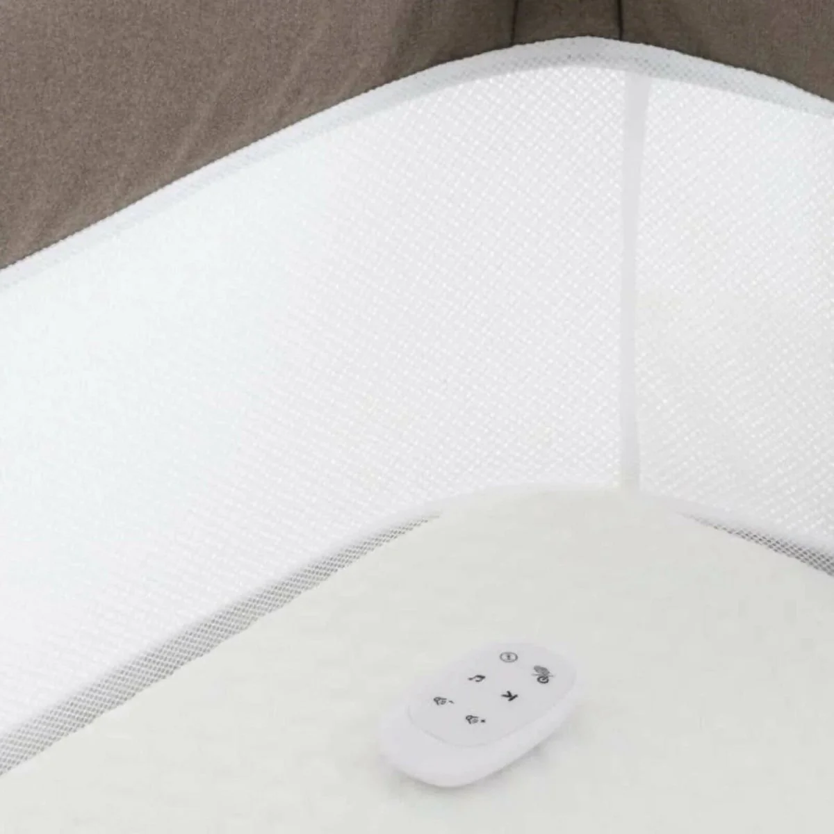 Oyster Wiggle Crib Co-Sleeper - Mink - Image 6