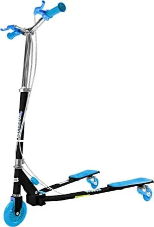 Ozbozz Scissor Scooter Black & Blue - Image 2