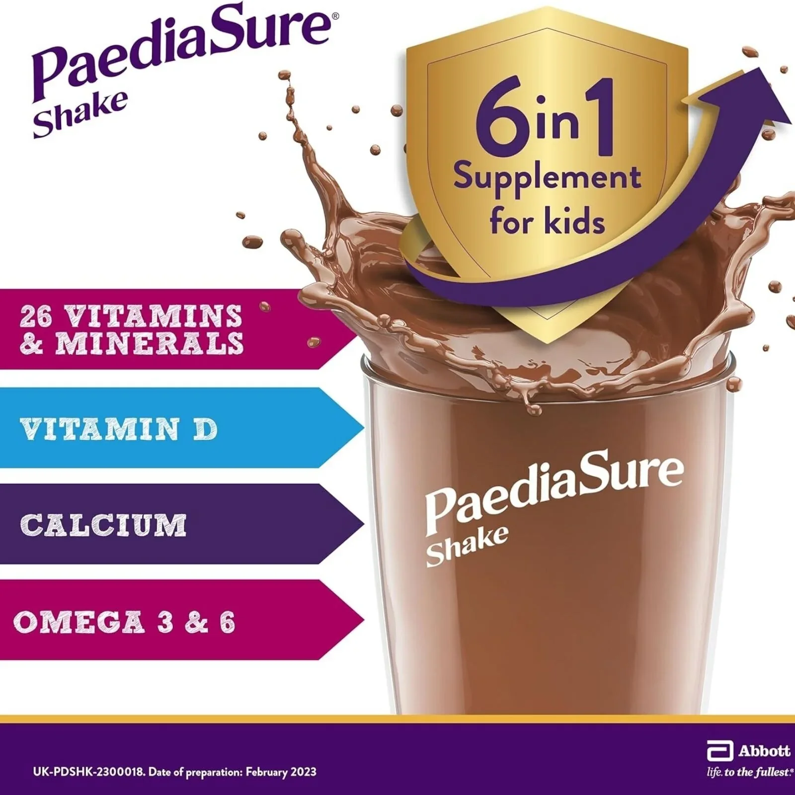 PaediaSure Shake Chocolate Flavoured 800ml (4x200ml) - Image 4