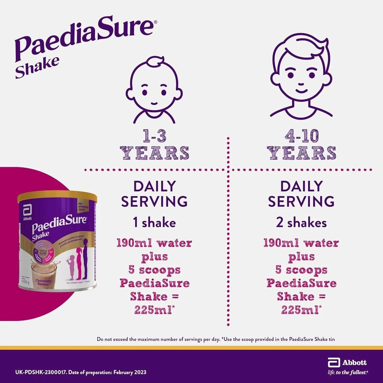 PaediaSure Shake Chocolate Flavoured Nutritional Supplement Powder for Kids 850g - Image 9