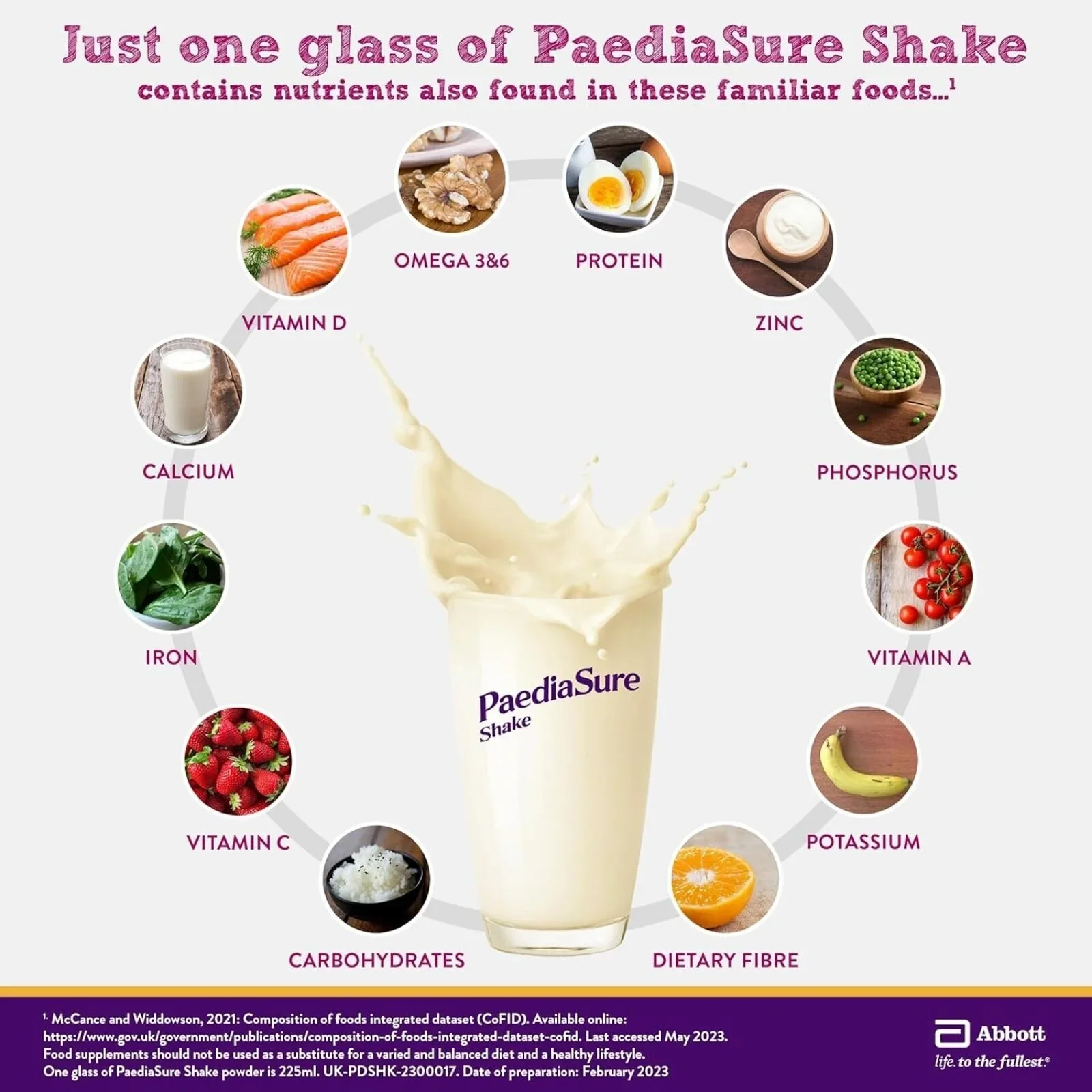 PaediaSure Shake Vanilla Flavoured Nutritional Supplement Powder for Kids 850g - Image 2