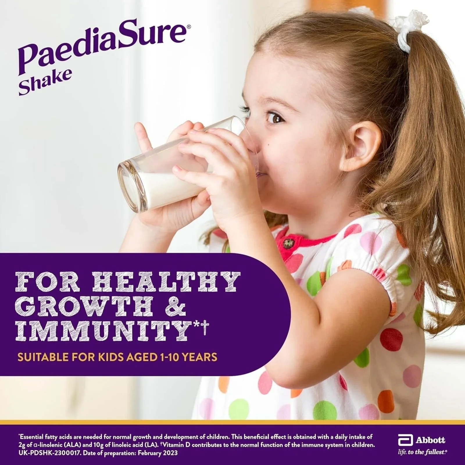 PaediaSure Shake Vanilla Flavoured Nutritional Supplement Powder for Kids 850g - Image 3