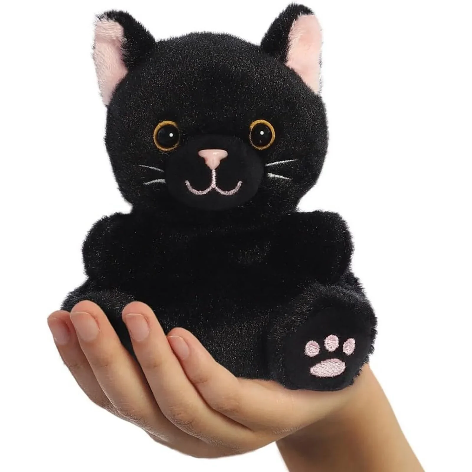 Palm Pals Twilight Black Cat Soft Toy 12cm - Image 2
