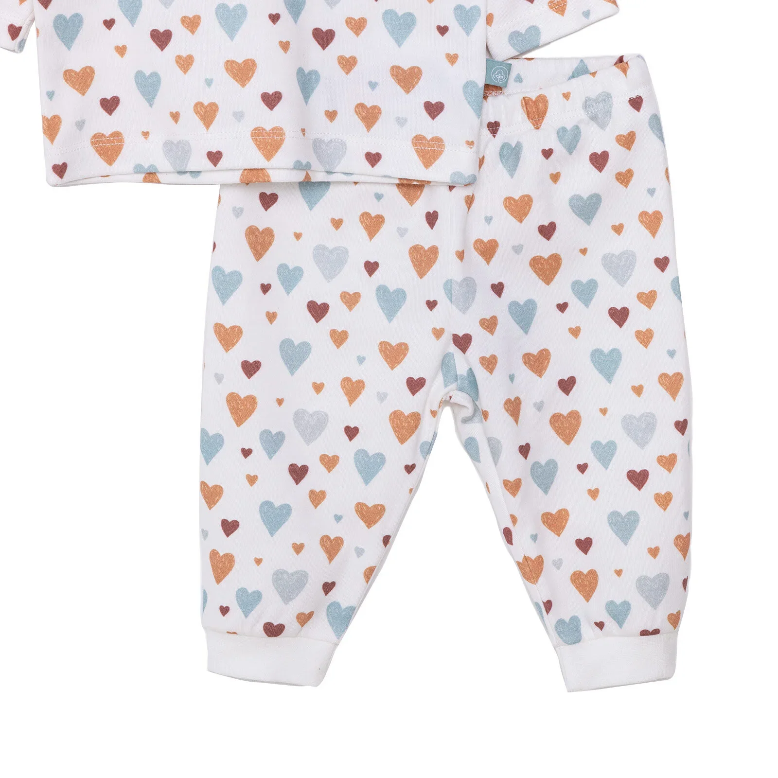 Pambuliq Baby Girl Long Sleeve Pyjamas Set - Beige - Image 4