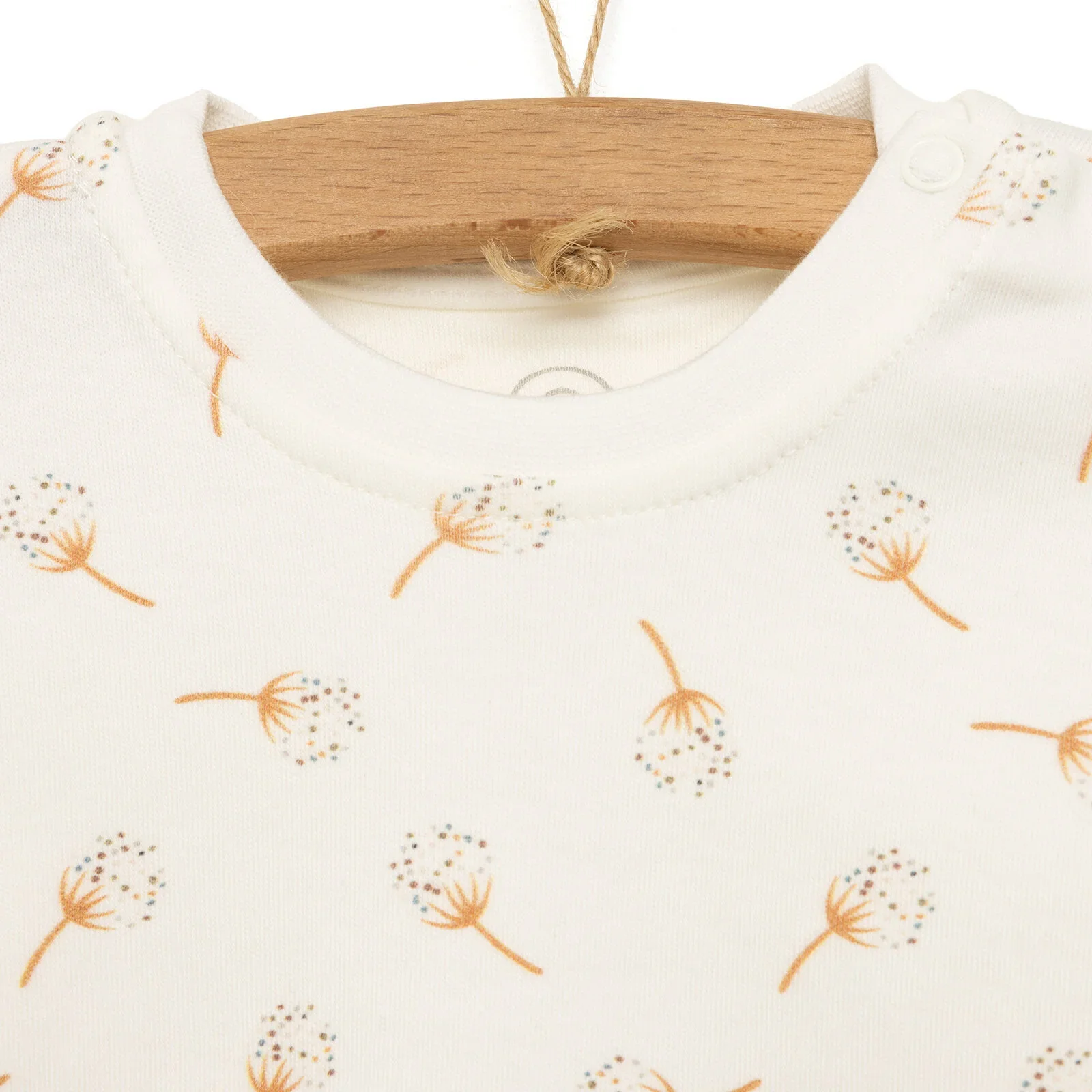 Pambuliq Baby Girl Long Sleeve Pyjamas Set - Ecru - Image 3