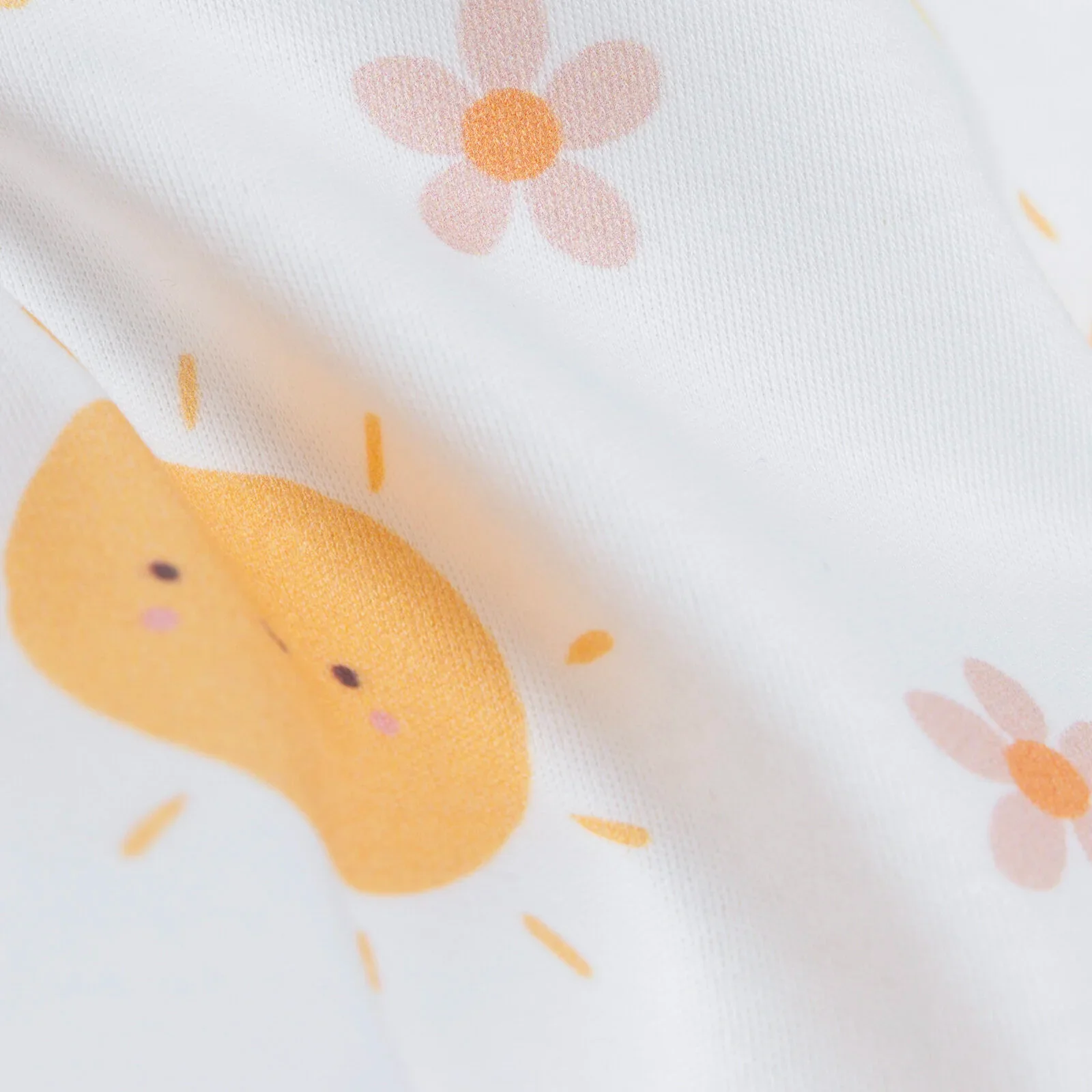 Pambuliq Baby Girl Long Sleeve Pyjamas Set - Light Yellow - Image 7