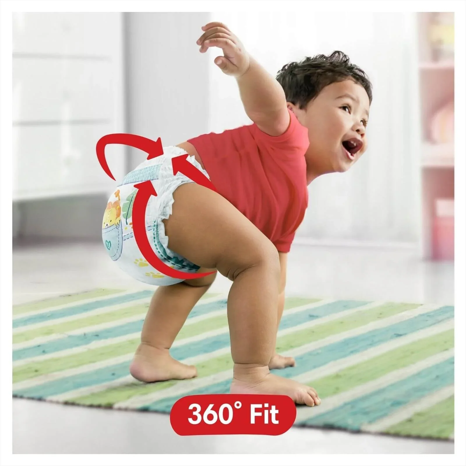 Pampers Baby Dry Nappy Pants Size 6 Jumbo Pack - 54 nappies - Image 3