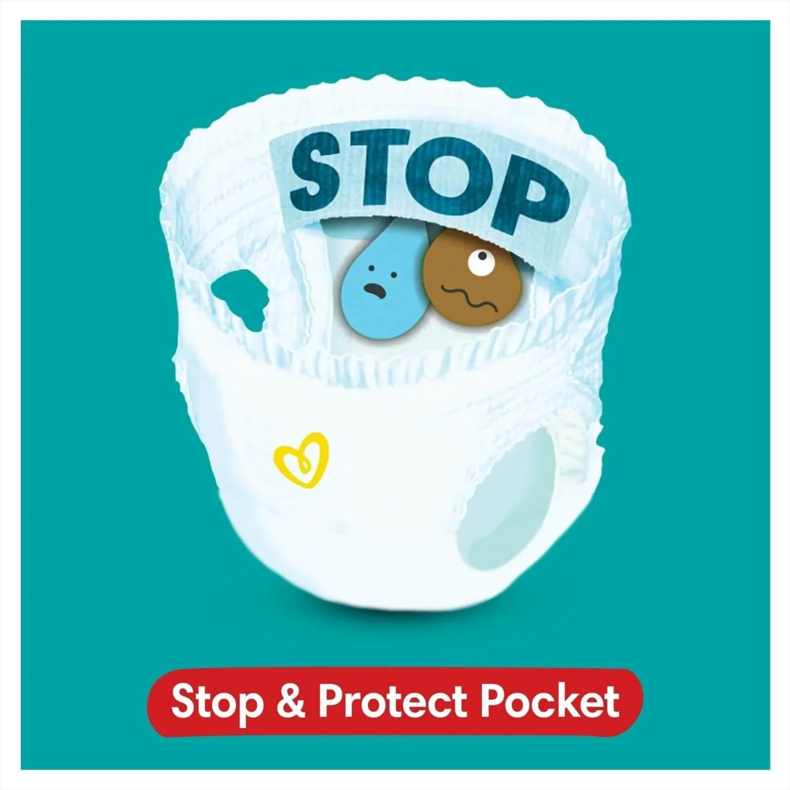 Pampers Baby Dry Nappy Pants Size 6 Jumbo Pack - 54 nappies - Image 4
