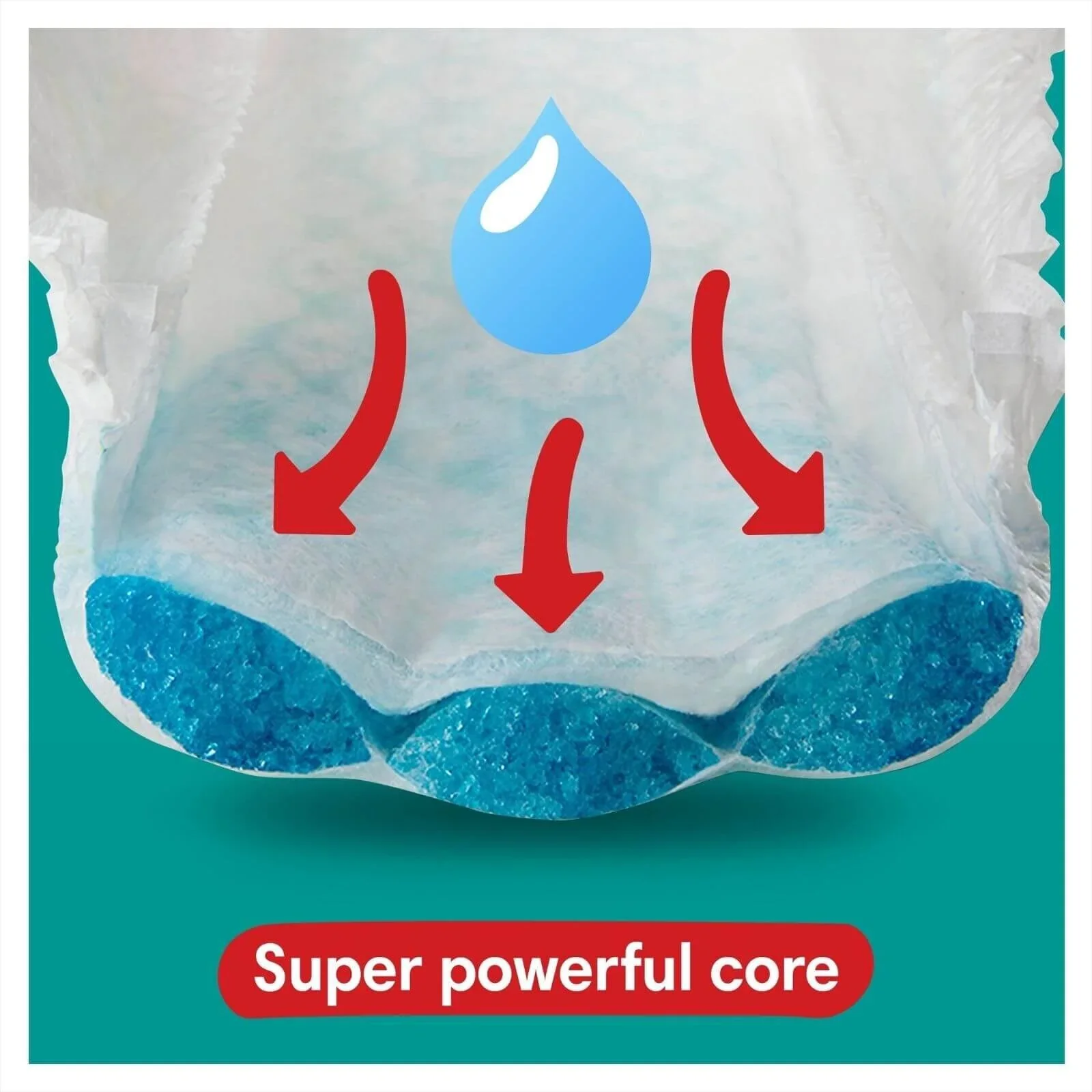 Pampers Baby Dry Nappy Pants Size 6 Jumbo Pack - 54 nappies - Image 5