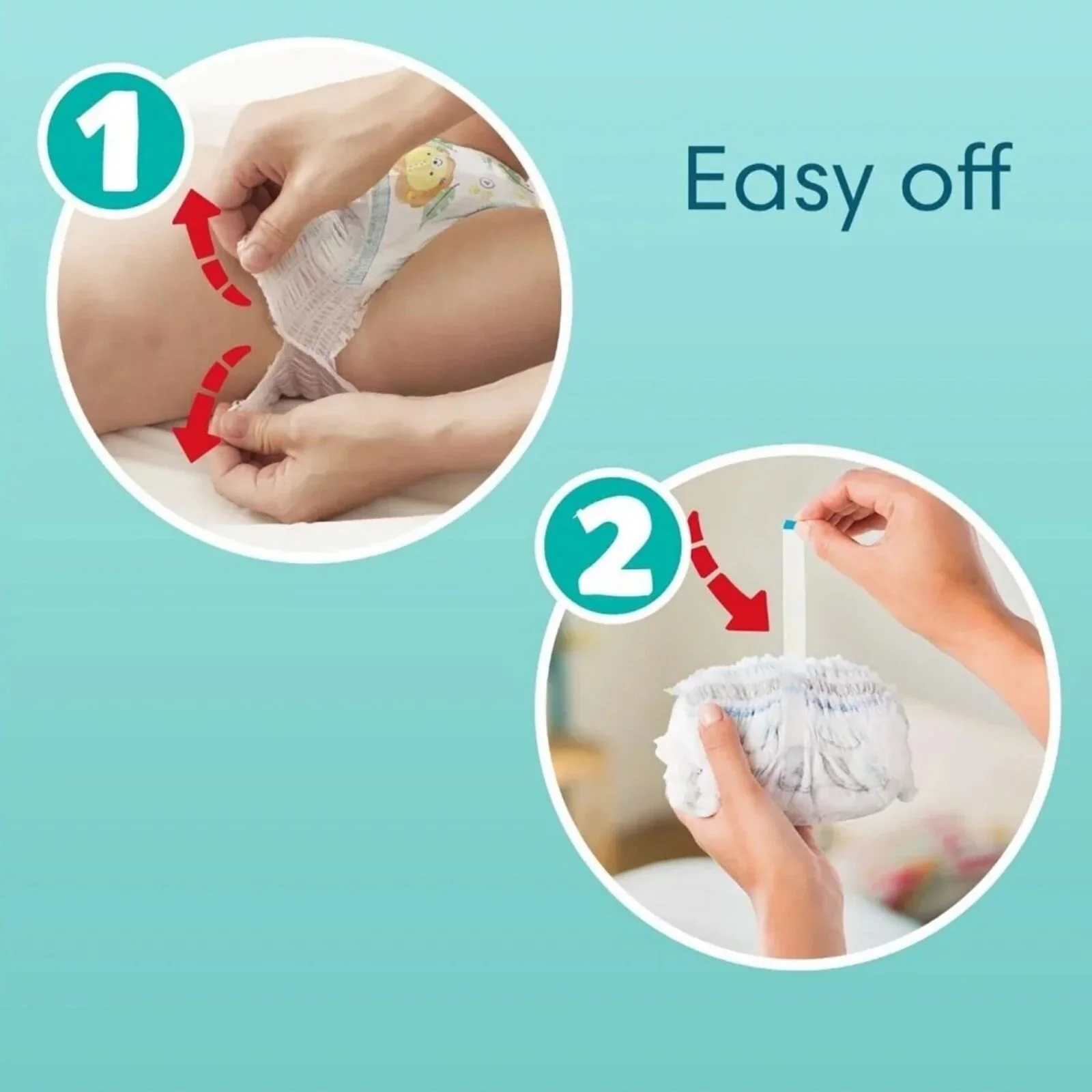 Pampers Baby Dry Pants Size 4 - 23 nappies - Image 4