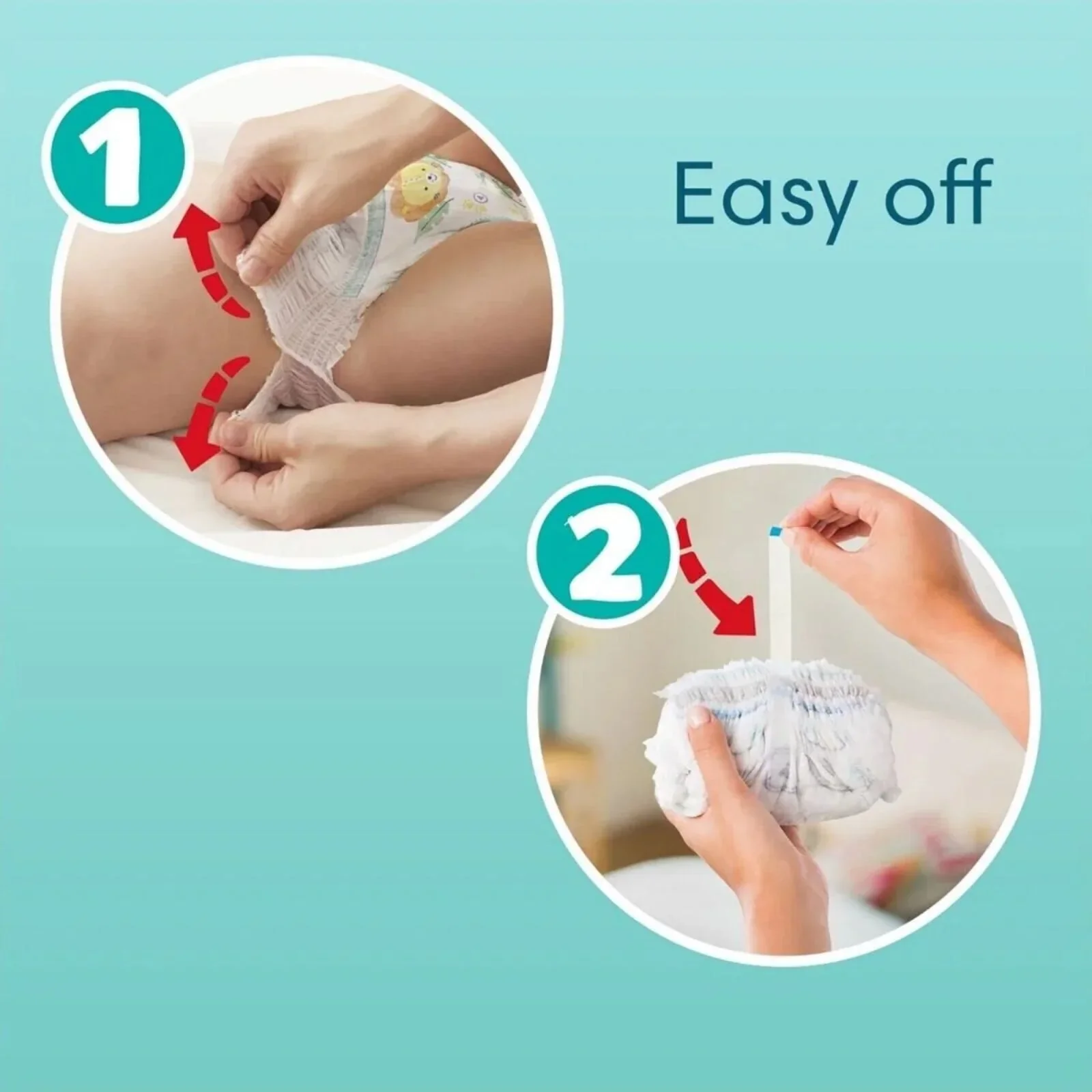Pampers Baby Dry Pants Size 5 - 21 nappies - Image 4