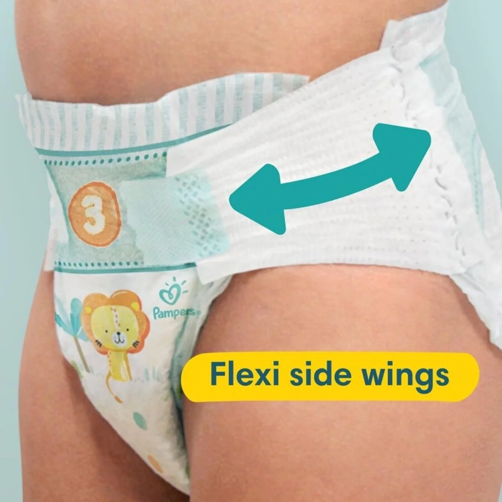 Pampers Baby Dry Size 3 Jumbo Pack - 98 nappies - Image 2
