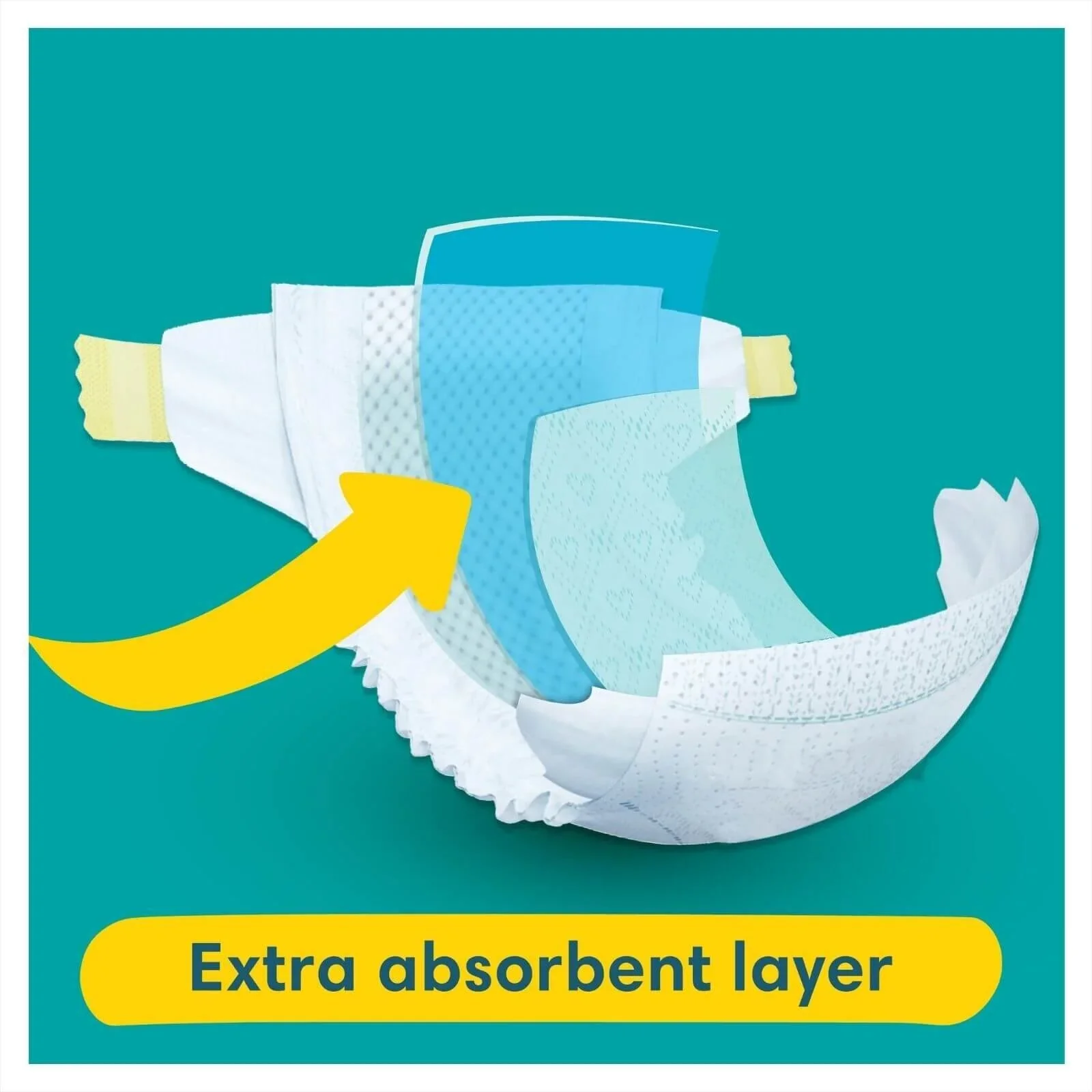 Pampers Baby Dry Size 4 Jumbo Pack - 84 nappies - Image 4