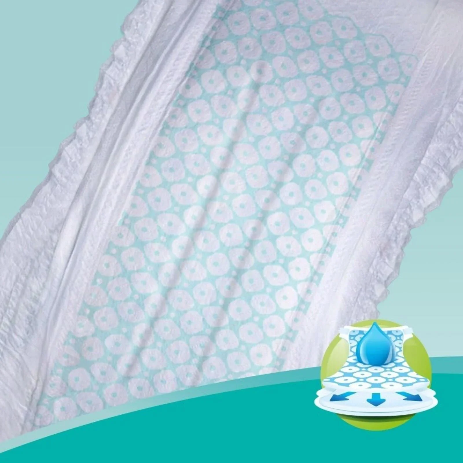 Pampers Baby Dry Size 5 Jumbo Pack - 72 nappies - Image 3