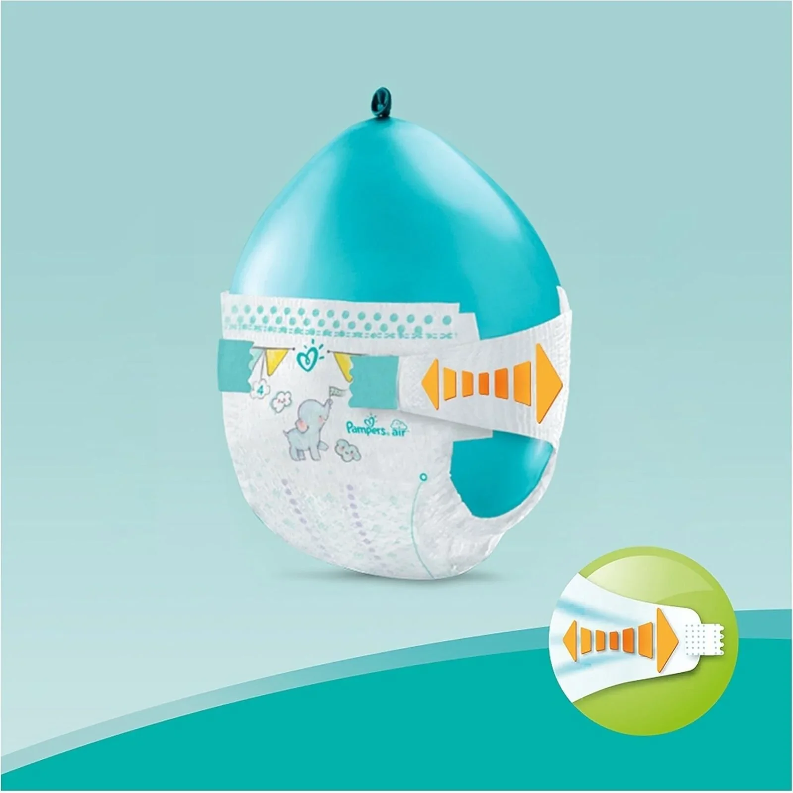 Pampers Baby Dry Size 5 Jumbo Pack - 72 nappies - Image 5