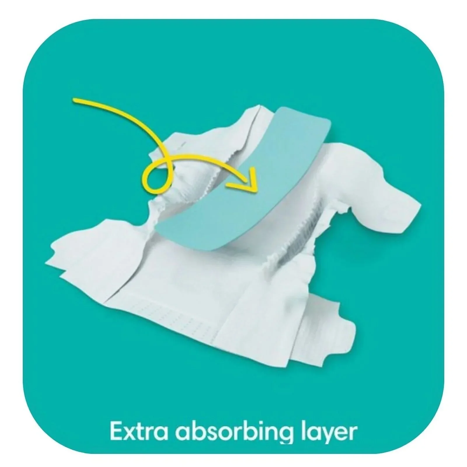 Pampers Baby Dry Size 8 Jumbo Pack - 52 nappies - Image 5