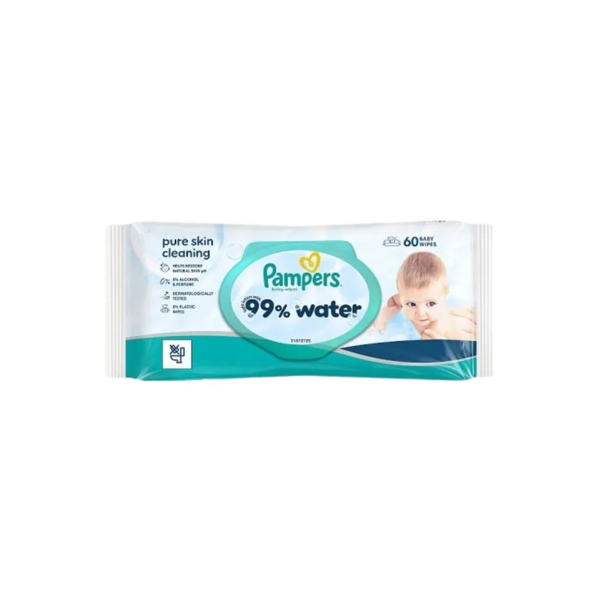 Pampers Baby Water Wipes 4x60 pcs - Image 2