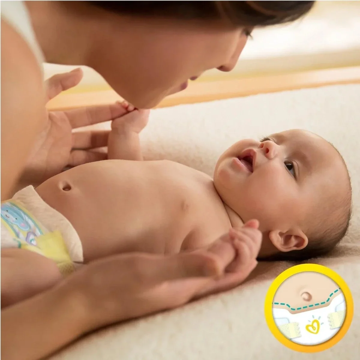 Pampers New Baby Size 0 Premium Protection - 24 nappies - Image 5