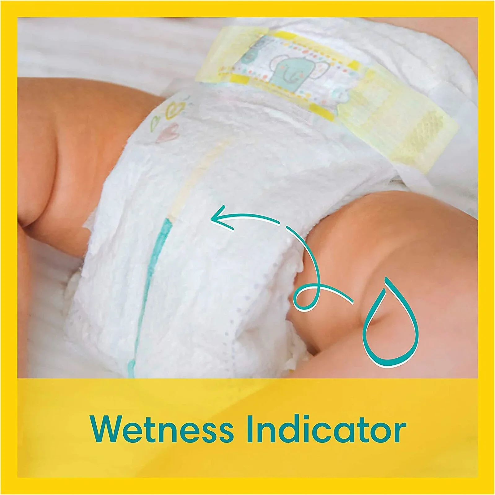 Pampers New Baby Size 1 Jumbo Pack - 80 nappies - Image 3