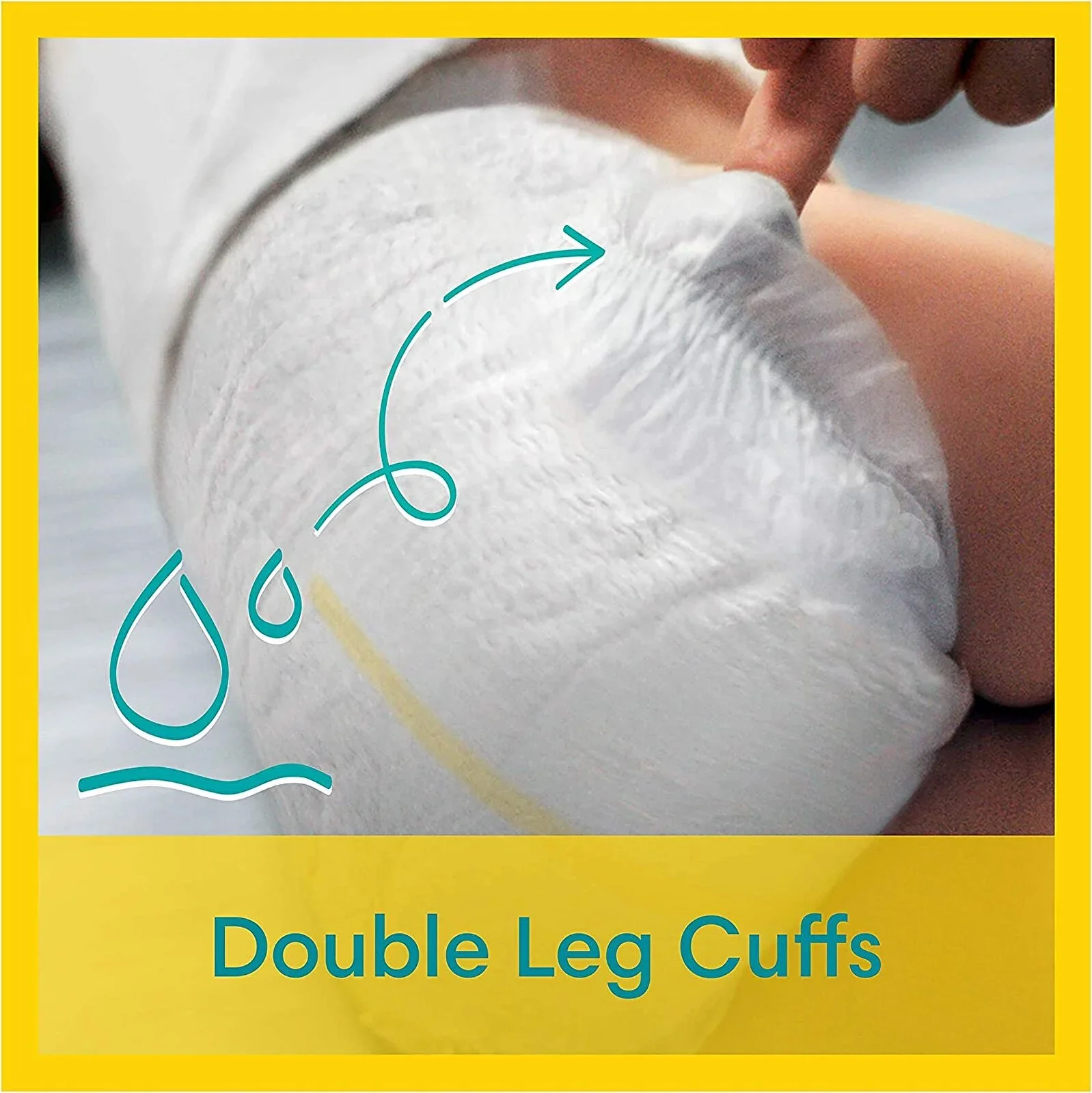 Pampers New Baby Size 1 Jumbo Pack - 80 nappies - Image 4