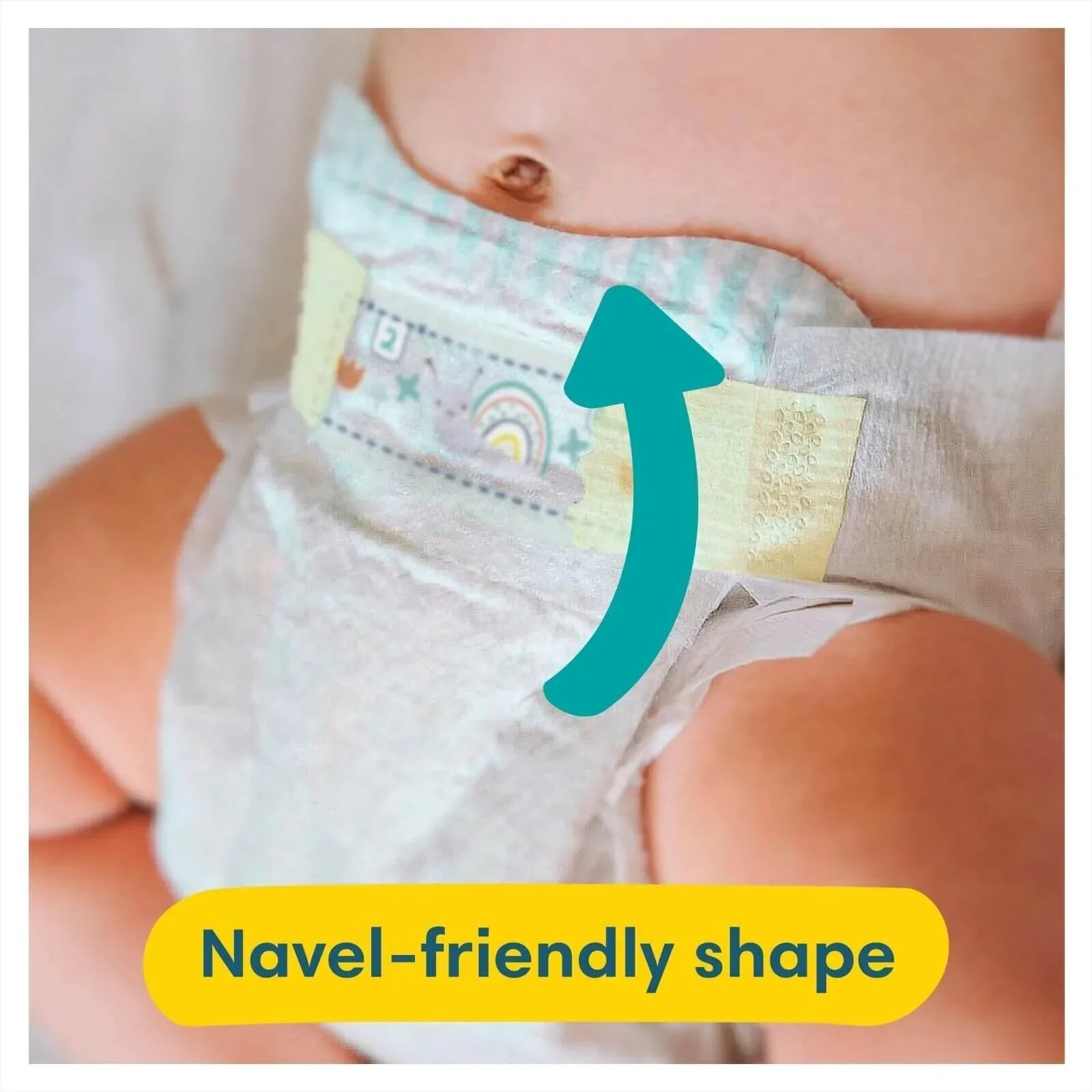 Pampers Premium Protection New Baby Size 2 Carry Pack - 31 nappies - Image 2