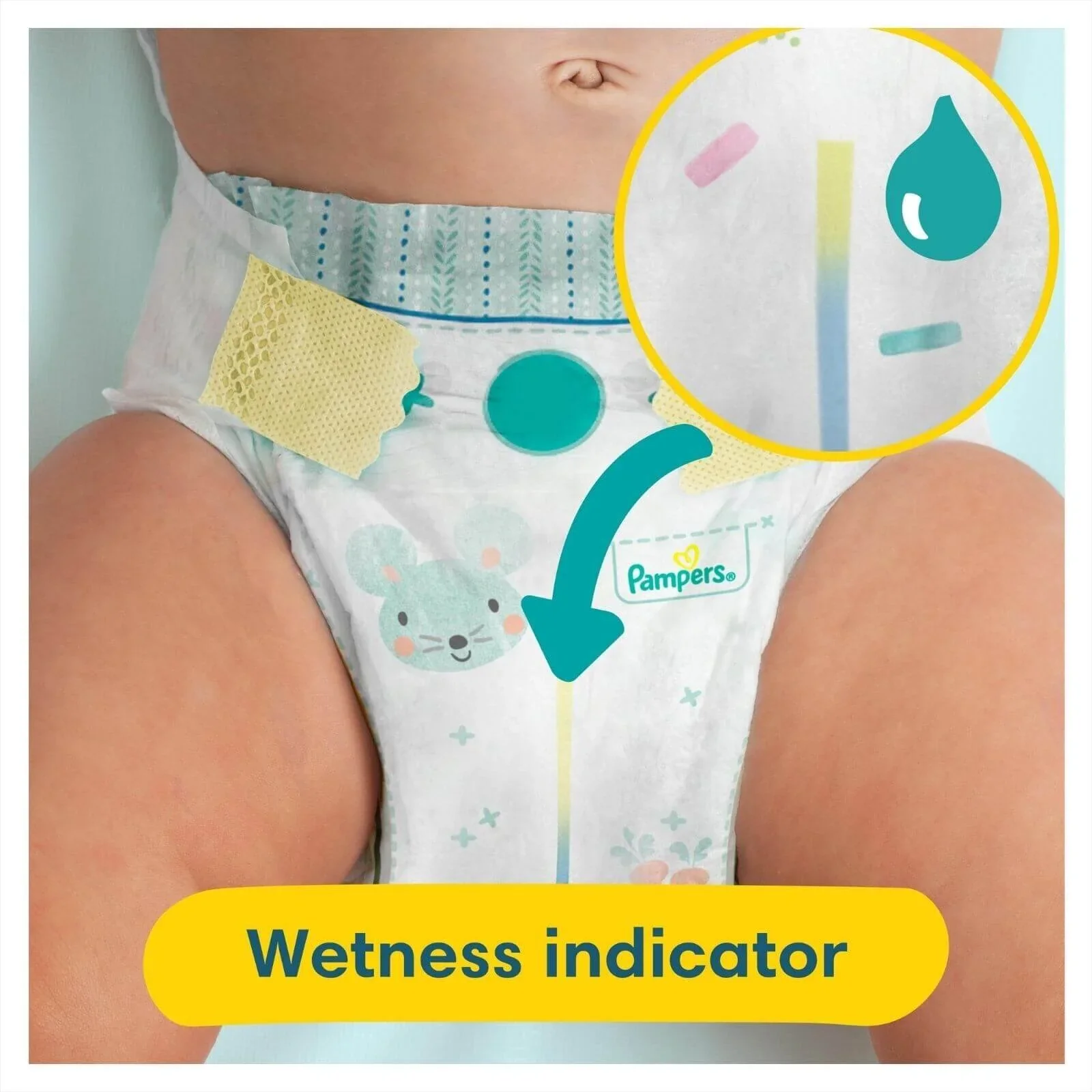 Pampers Premium Protection New Baby Size 2 Carry Pack - 31 nappies - Image 3