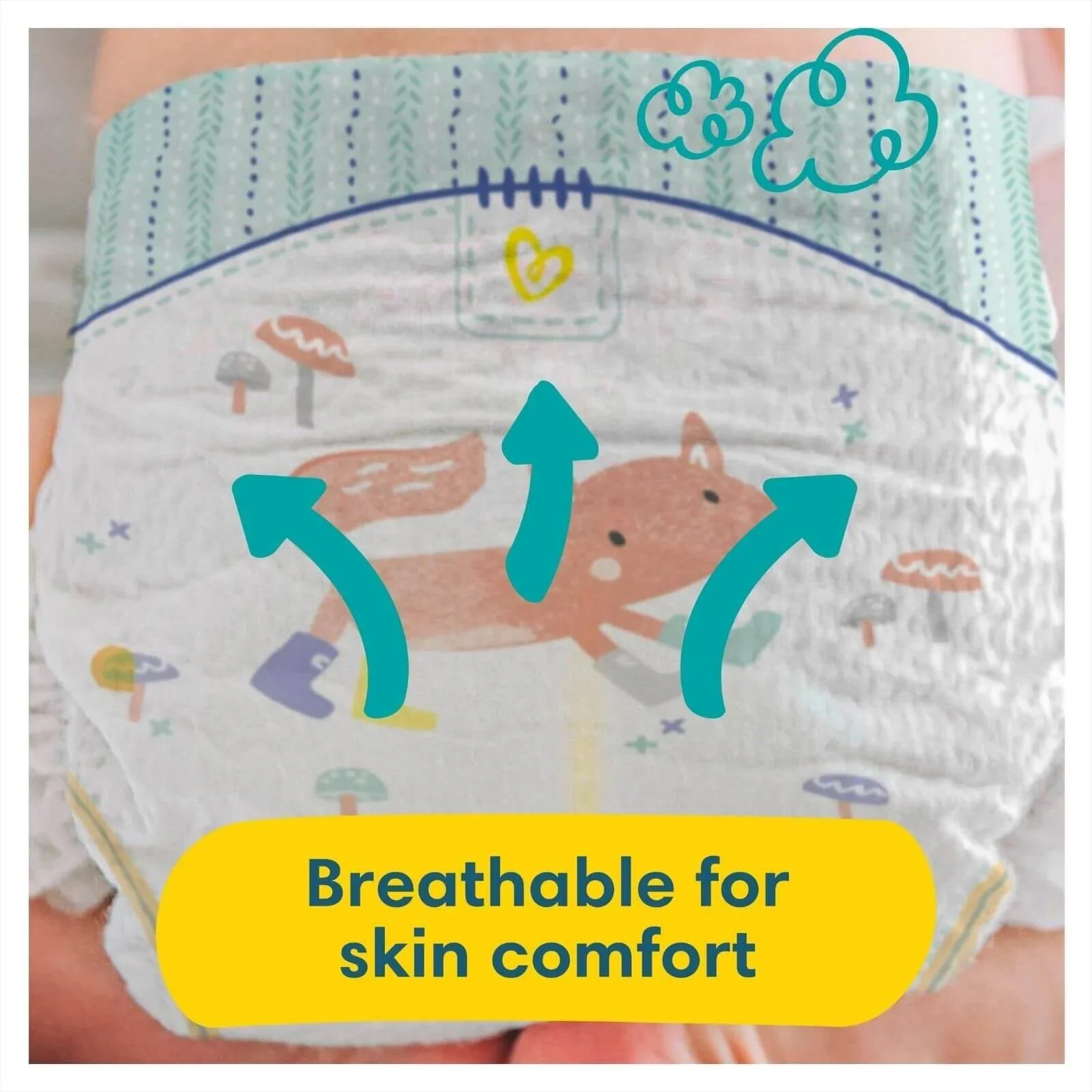 Pampers Premium Protection New Baby Size 2 Carry Pack - 31 nappies - Image 6