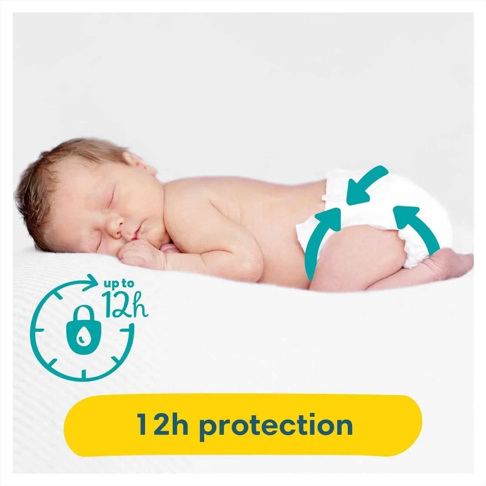 Pampers Premium Protection New Baby Size 2 Carry Pack - 31 nappies - Image 7