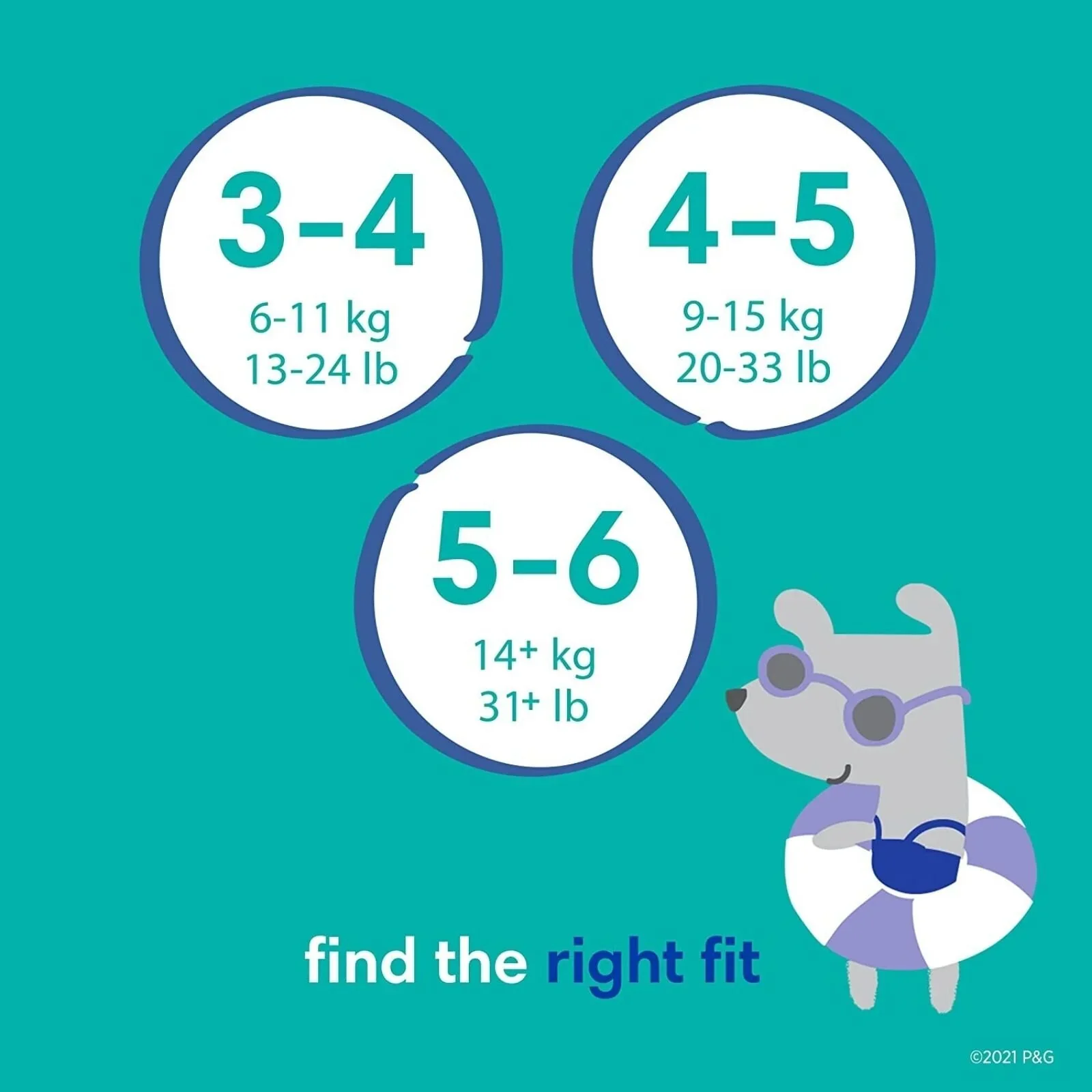 Pampers Splashers Baby Shark Maxi Size 4 - 11 nappies - Image 4