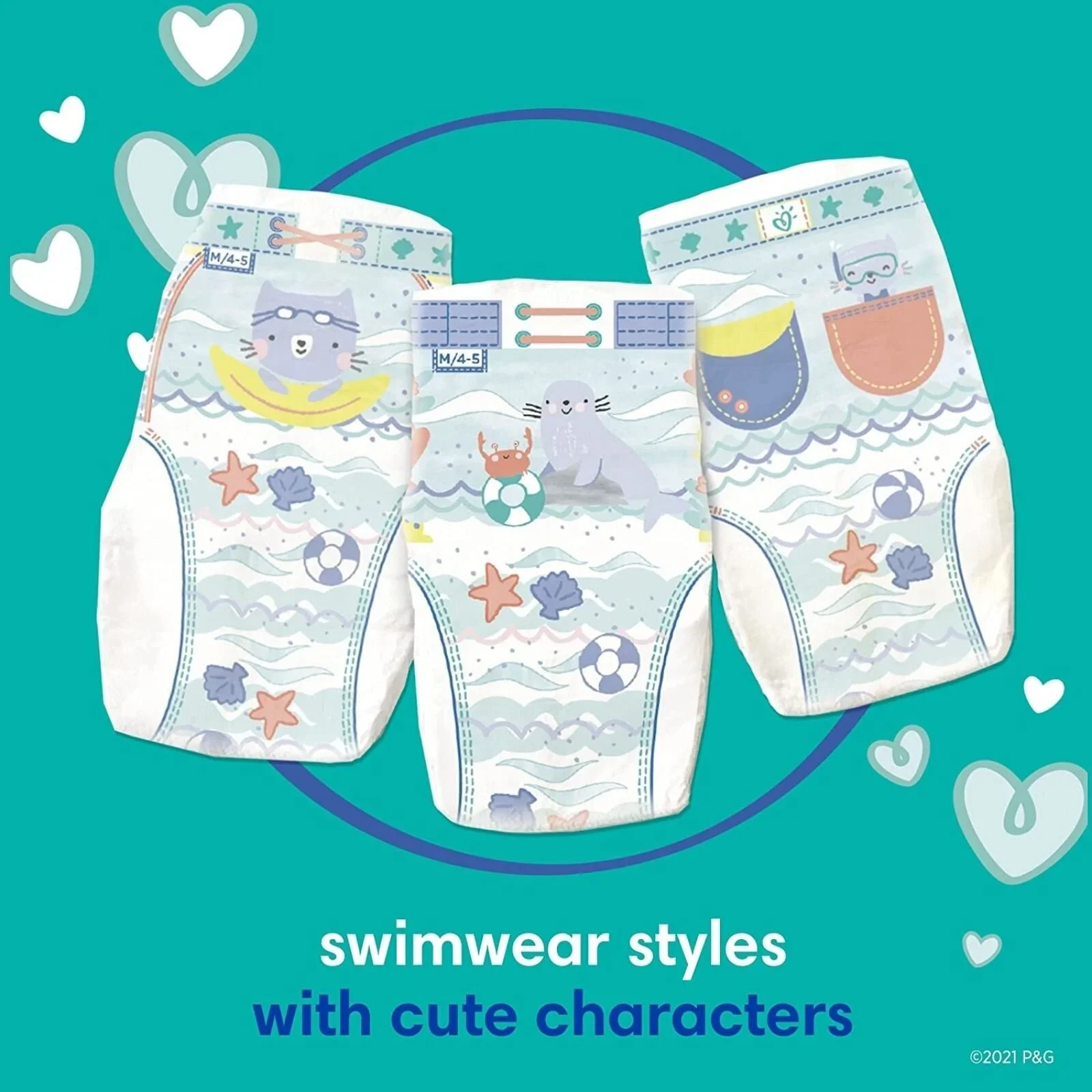 Pampers Splashers Size 5-6 - 10 nappies - Image 5
