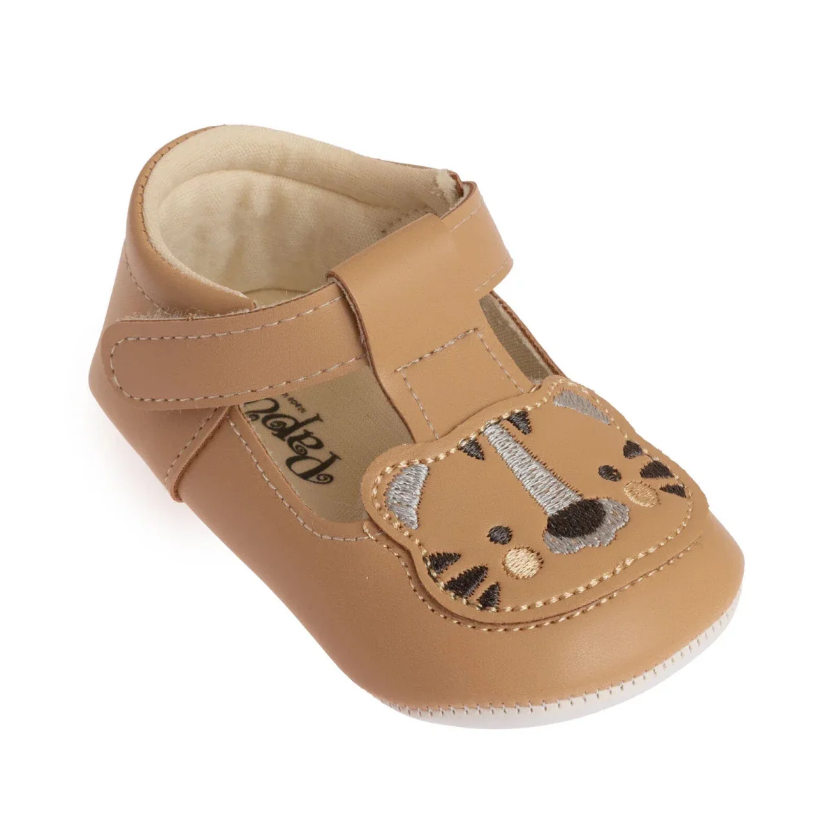 Papulin Boys Pre-Walker Shoes - Light Brown - Image 3