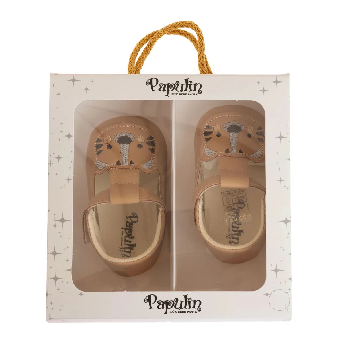 Papulin Boys Pre-Walker Shoes - Light Brown - Image 9