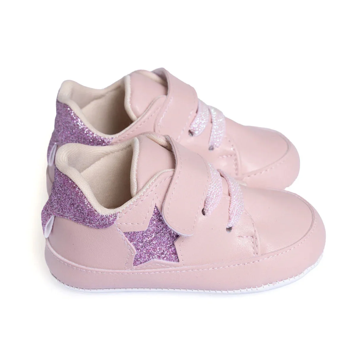 Baby Girl First Walker Shoes - Pink - Image 3