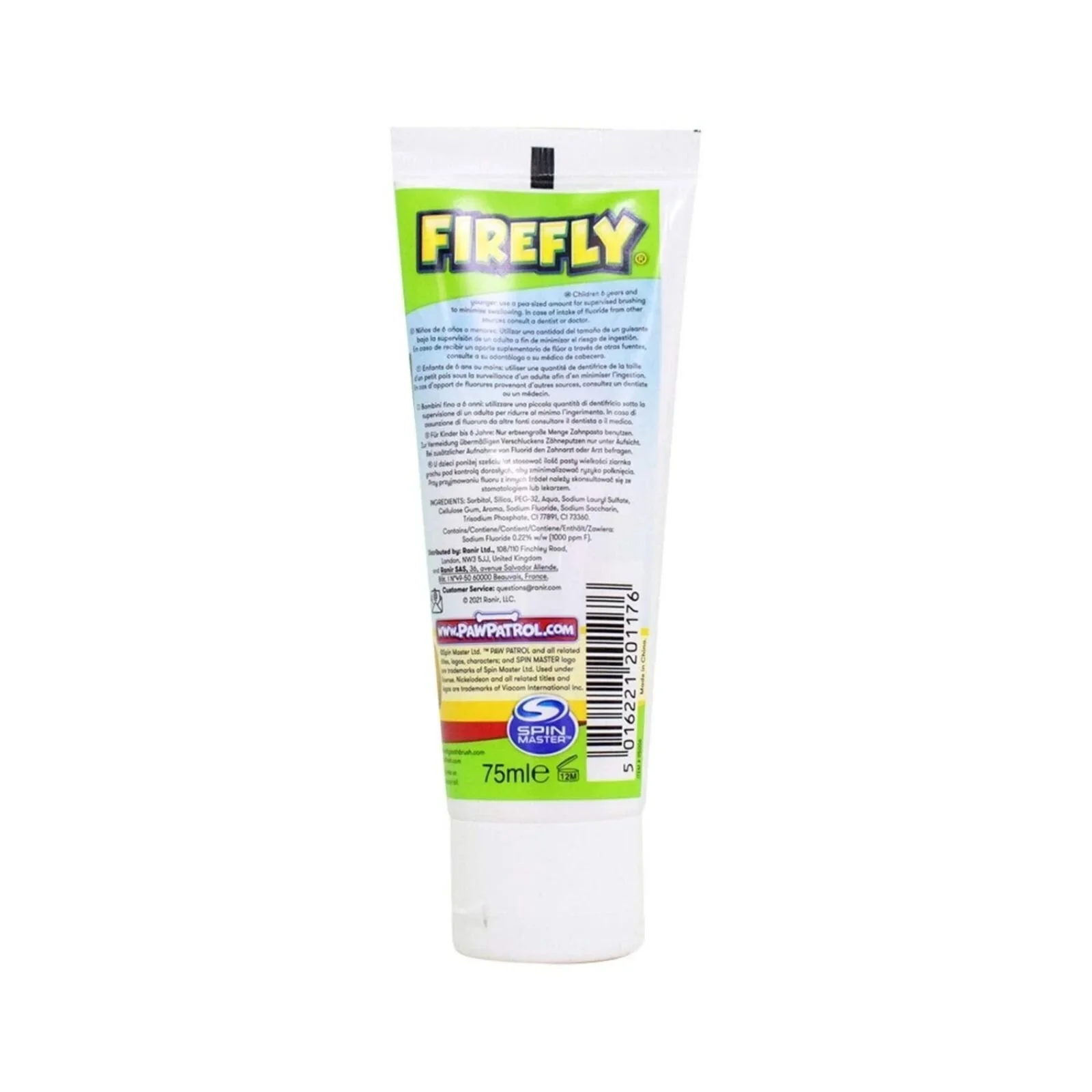 Paw Patrol Strawberry Flavour Toothpaste 75ml - Image 3